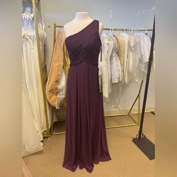 princess polly baby blue dress Mori Lee Dresses | Elegant One-Shoulder Eggplant Purple Dress 21619 | Color: Purple | Size: 14